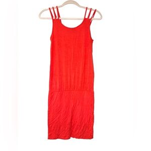 Red Sleeveless Mini Dress